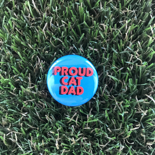 Proud Cat Dad Button