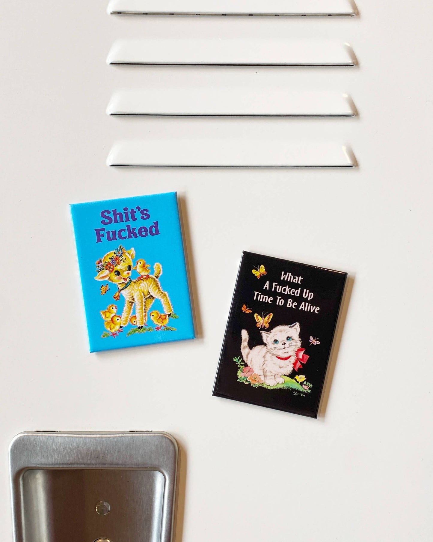 What a Fucked Up Time to Be Alive Kitty Sticker