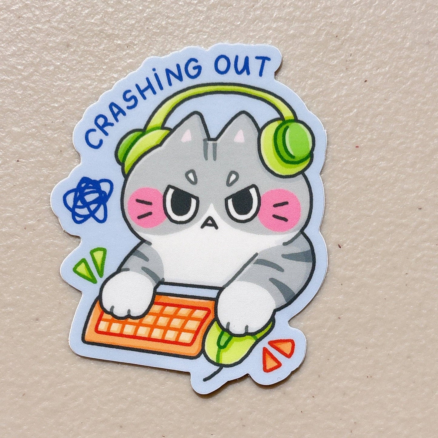 Catzilla Cat Sticker