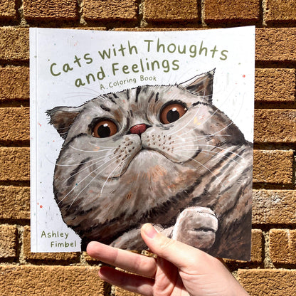 Cats With Thoughts And Feelings Coloring Book