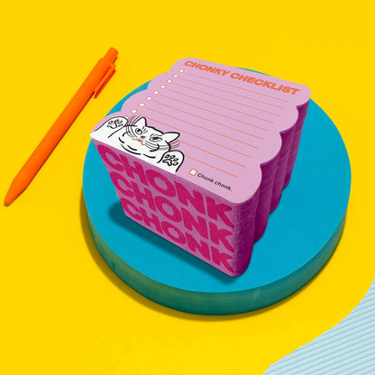 Chonky Checklist Chonky Cat Notepad