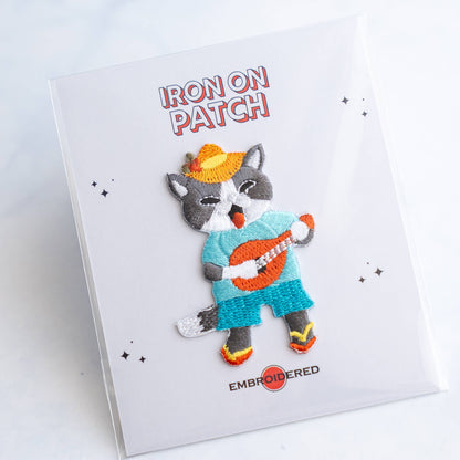 Cake Baker Cat Iron On Patch