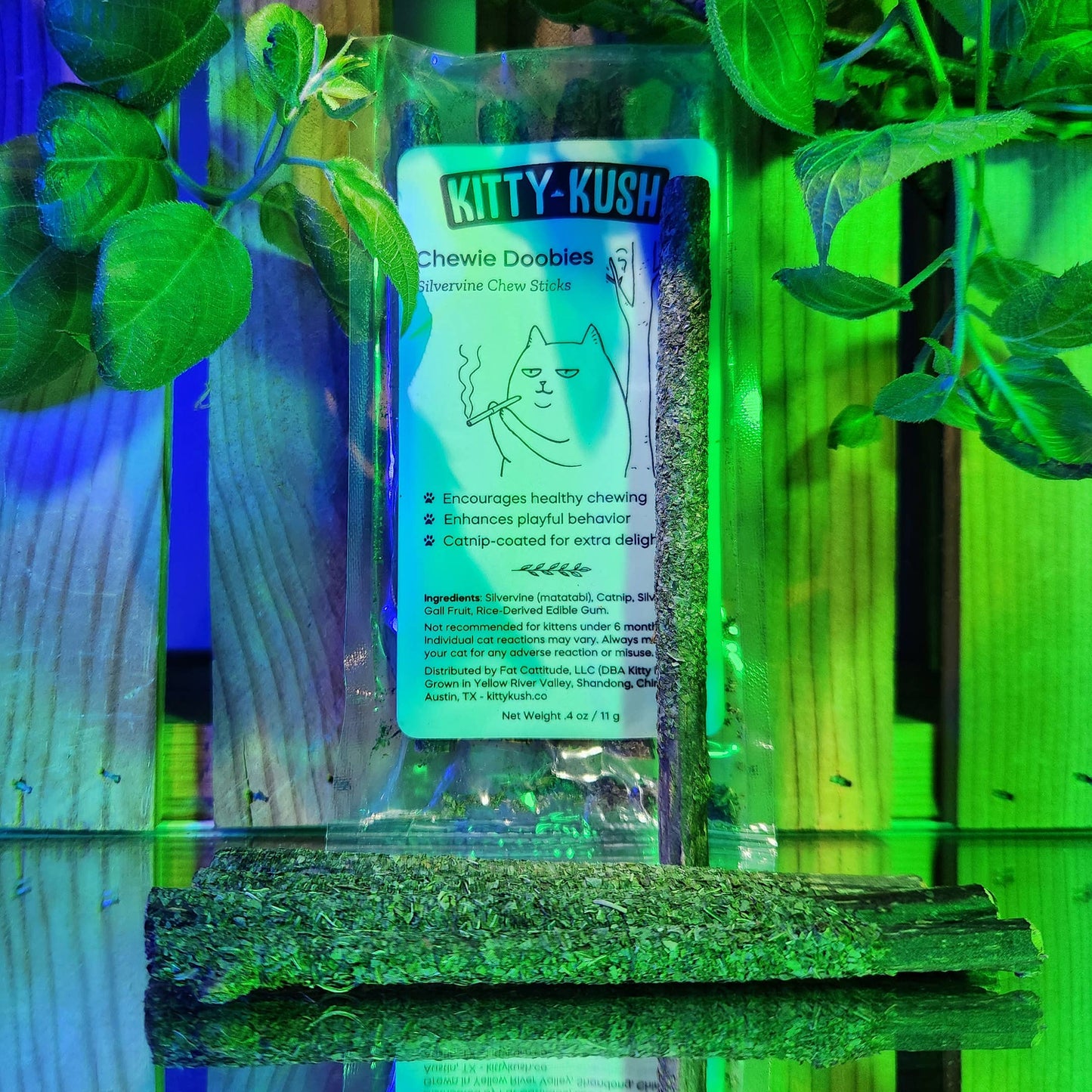Chewie Doobies Silvervine & Catnip Chew Sticks