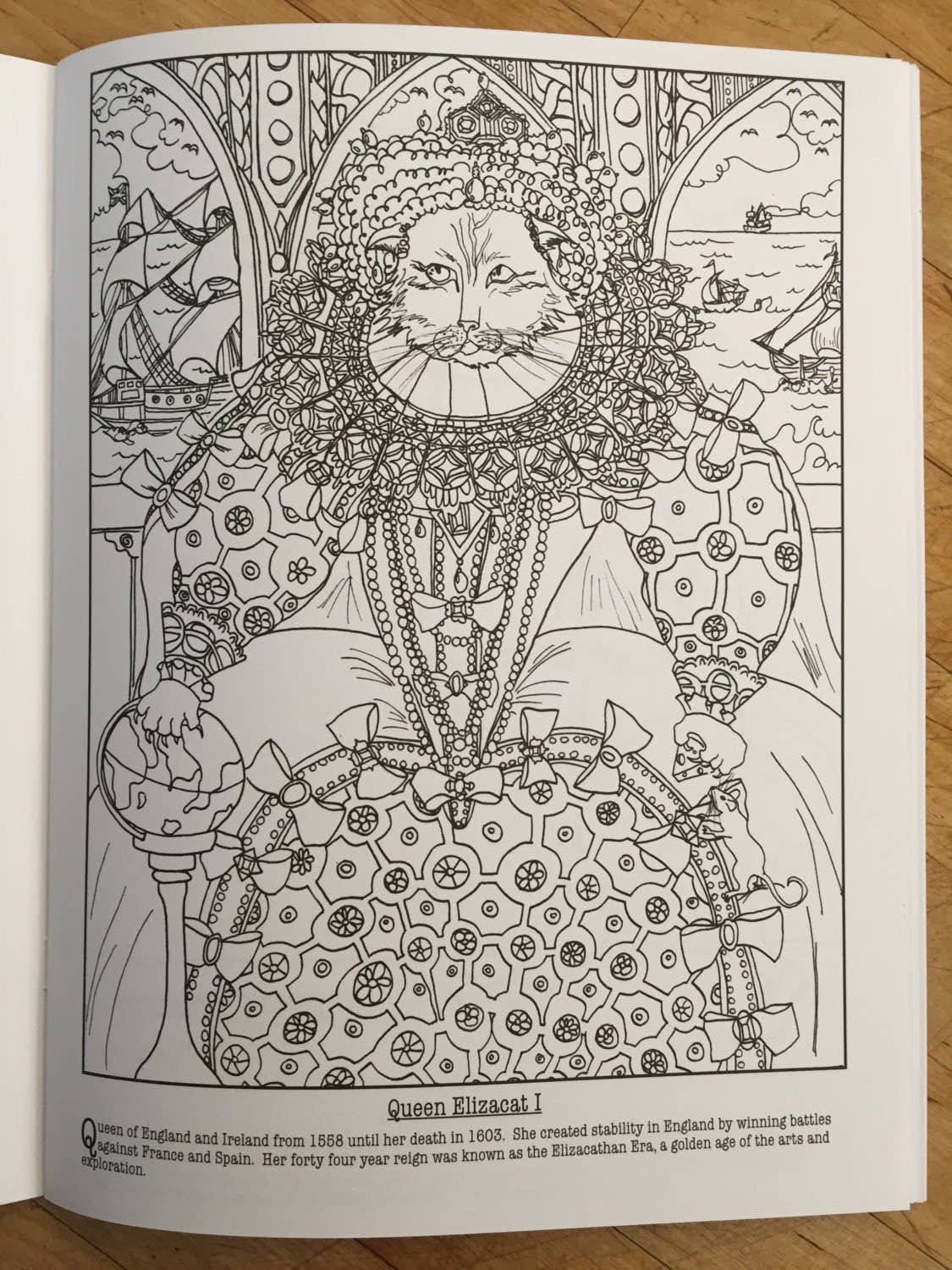 Costumed Cats, A Coloring Book Collection Of Great Cats In History!