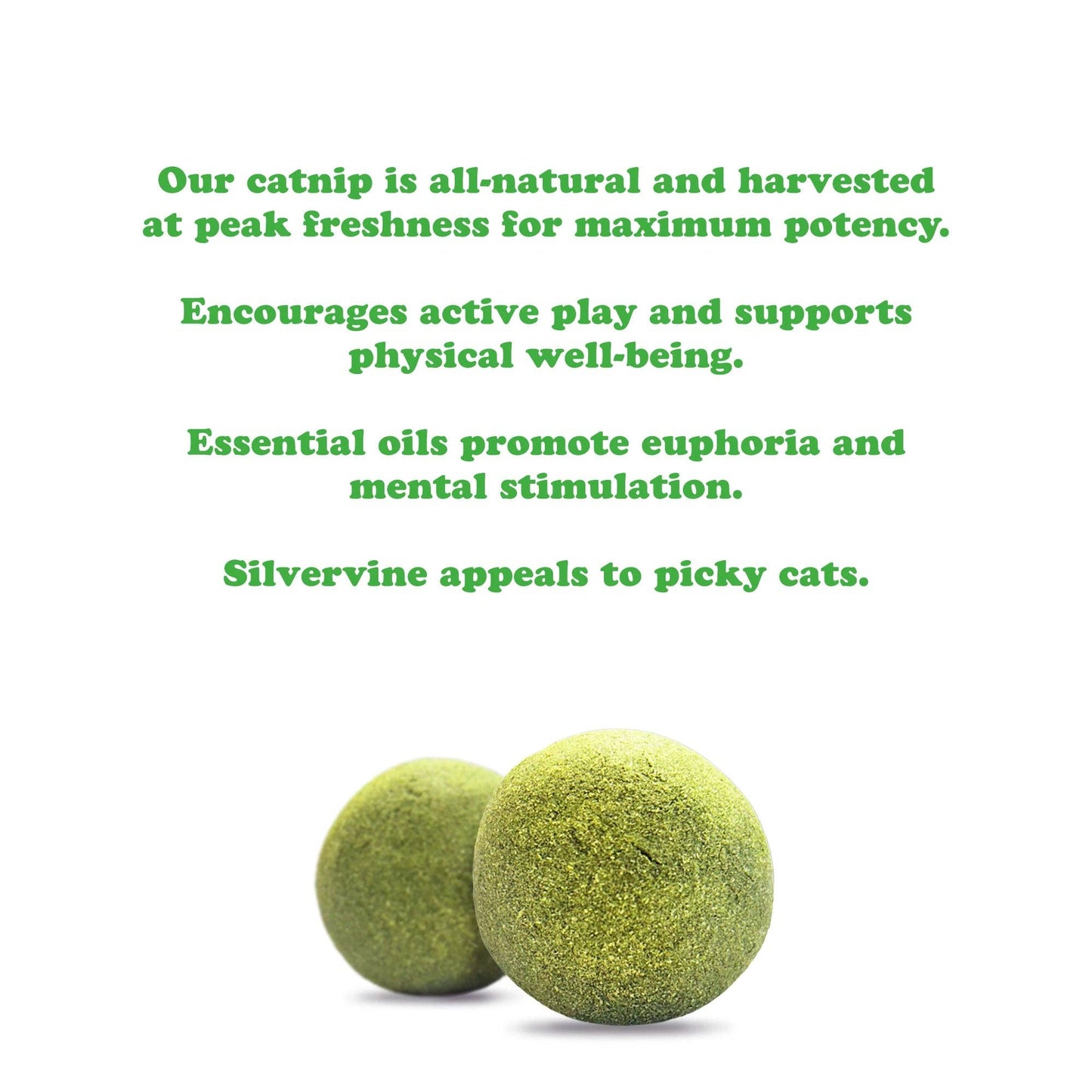 Meowijuana® Purrple Passion Compressed Catnip Ball 2 pack