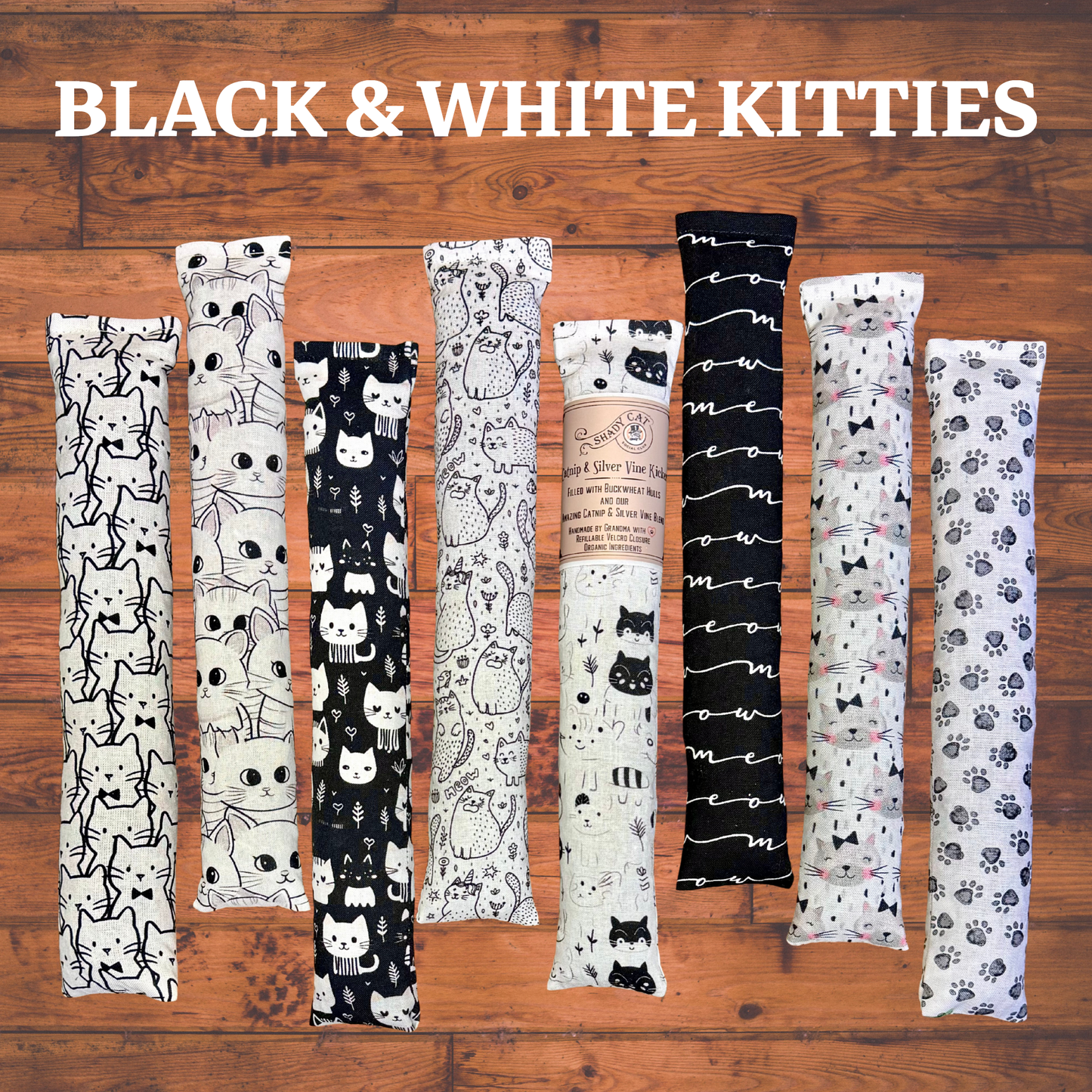 Catnip Silver Vine Kicker Cat Toy (Assorted Patterns)