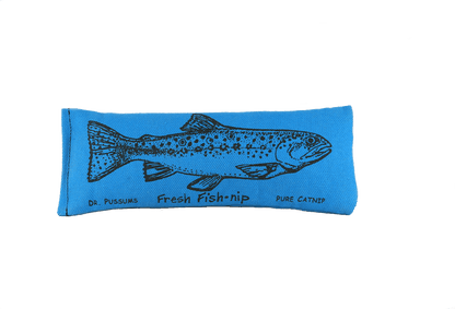 Fish Nip Catnip Kicker Cat Toy (Assorted Colors)
