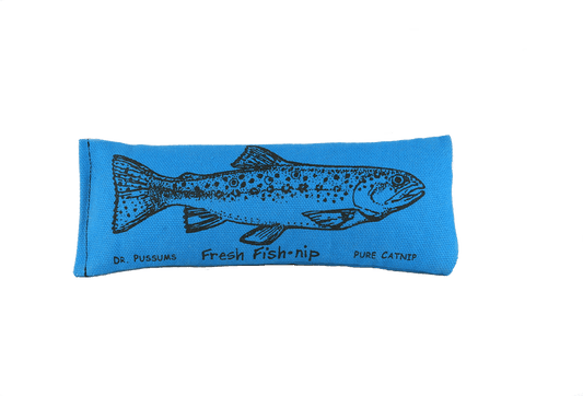 Fish Nip Catnip Kicker Cat Toy (Assorted Colors)