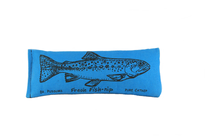 Fish Nip Catnip Kicker Cat Toy (Assorted Colors)