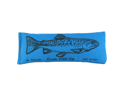 Fish Nip Catnip Kicker Cat Toy (Assorted Colors)