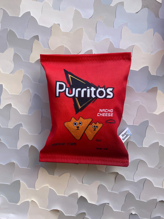 Purritos Nacho Cheese Chips Catnip Cat Toy