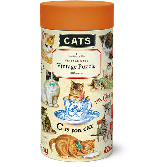 Vintage Cats 1000 Piece Puzzle