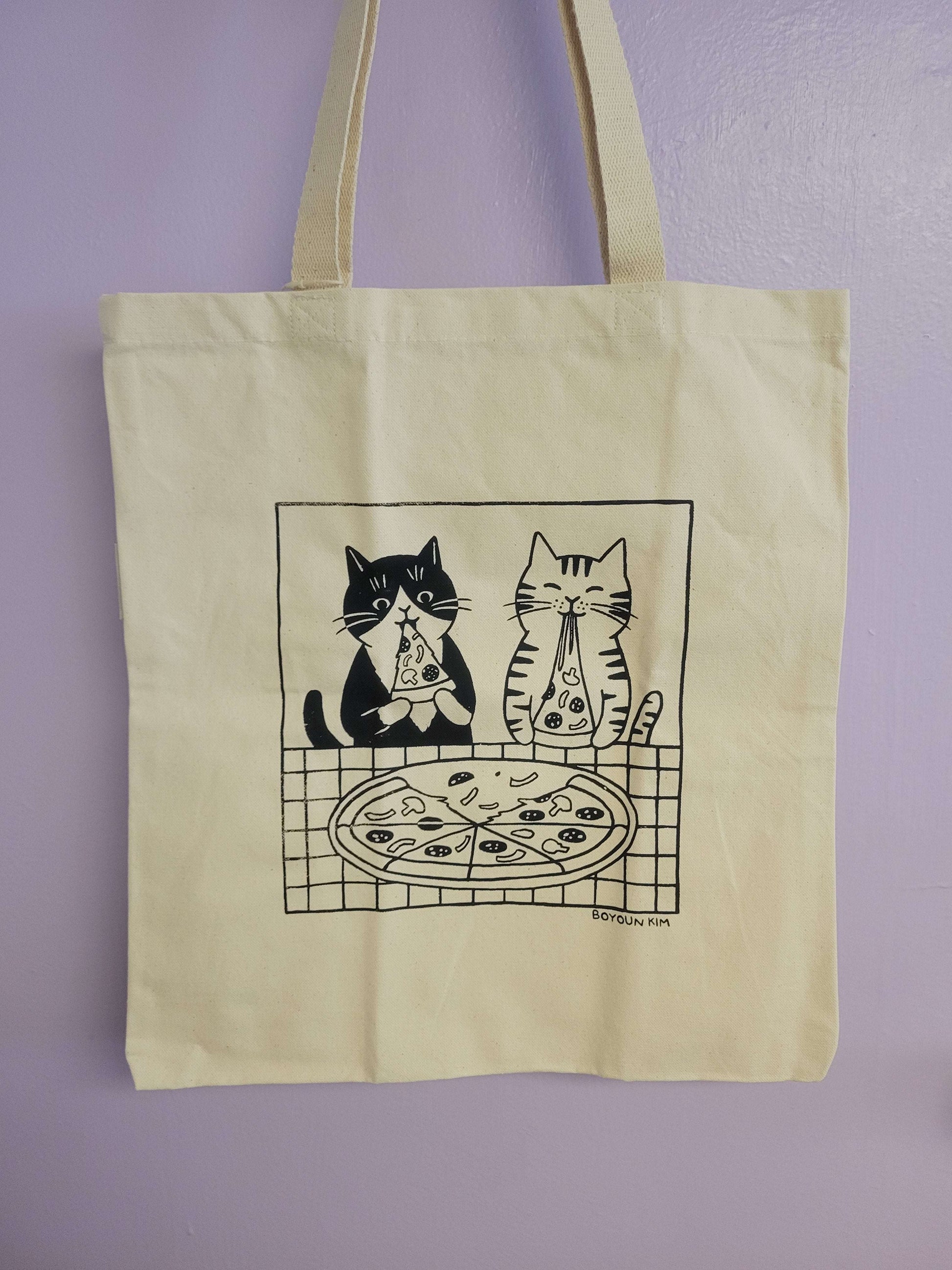 Pizza Cats Tote Bag