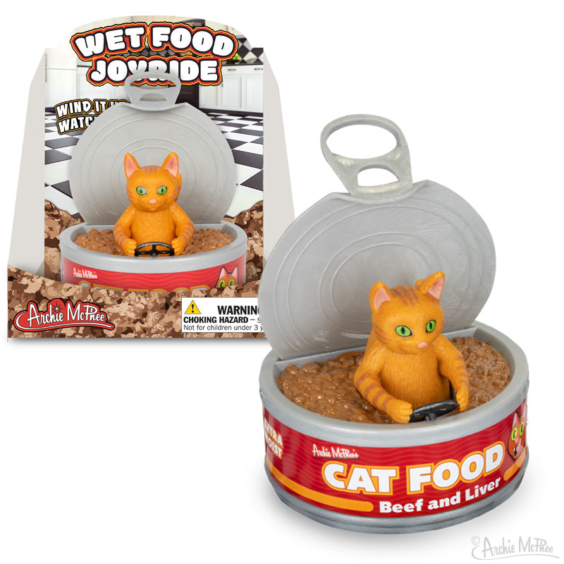 Wet Food Joyride Wind-Up Toy Cat