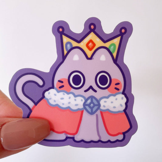King Cat Vinyl Sticker