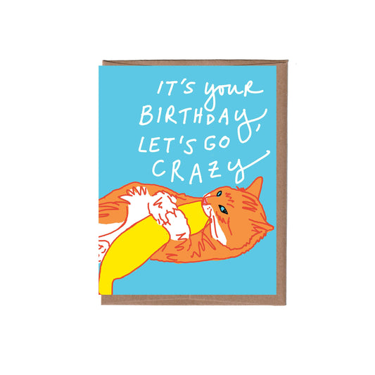 It’s Your Birthday, Let’s Go Crazy Scratch & Sniff Birthday Card
