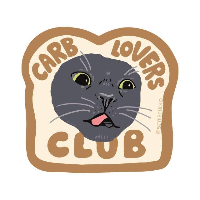 Carb Lovers Club Diecut Vinyl Sticker
