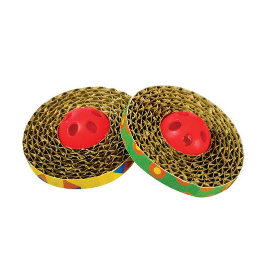 Catstages Spin & Scratch Cat Toys 2pc