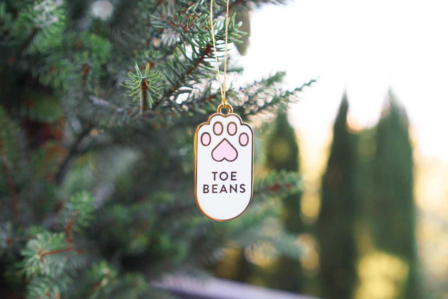 Toe Beans Cat Ornament