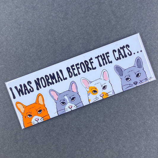 I Was Normal Before the Cats Magnet