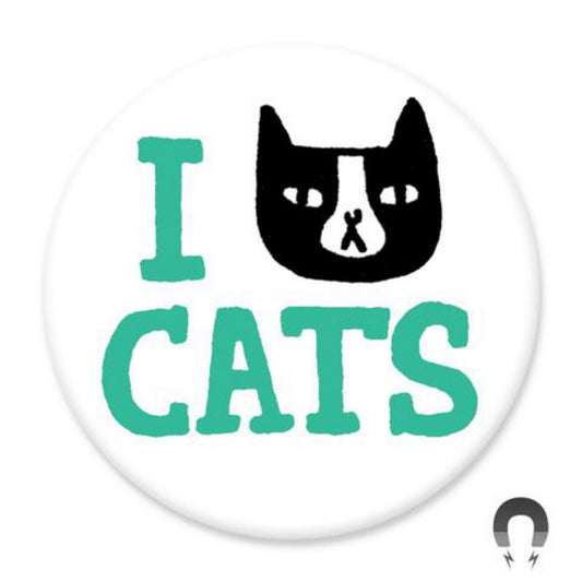 I Cat Cats 2.25” Magnet