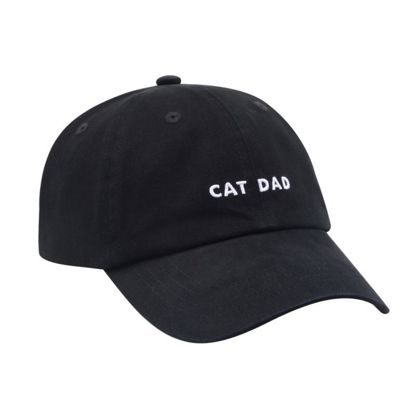 Cat Dad Embroidered Baseball Cap