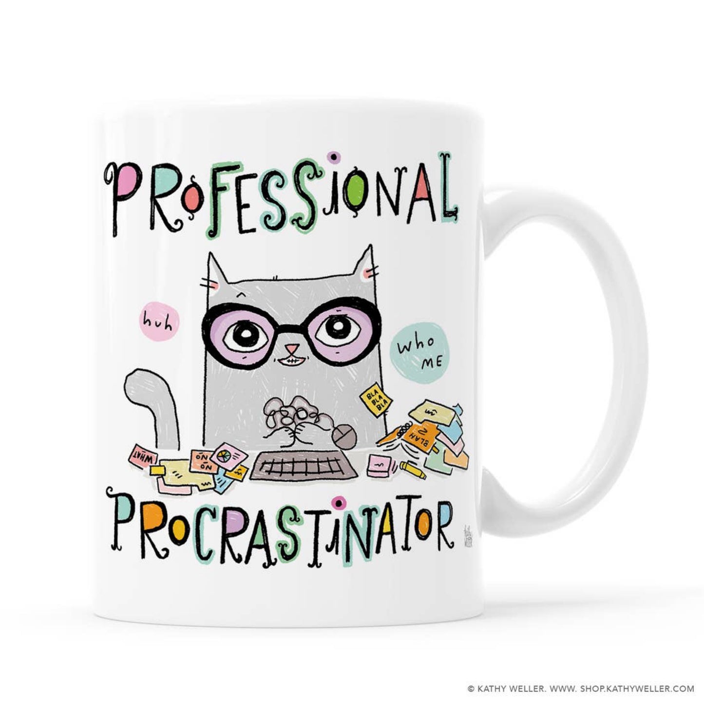 Cats @ Work Mug - Professional Procrastinator (11oz)