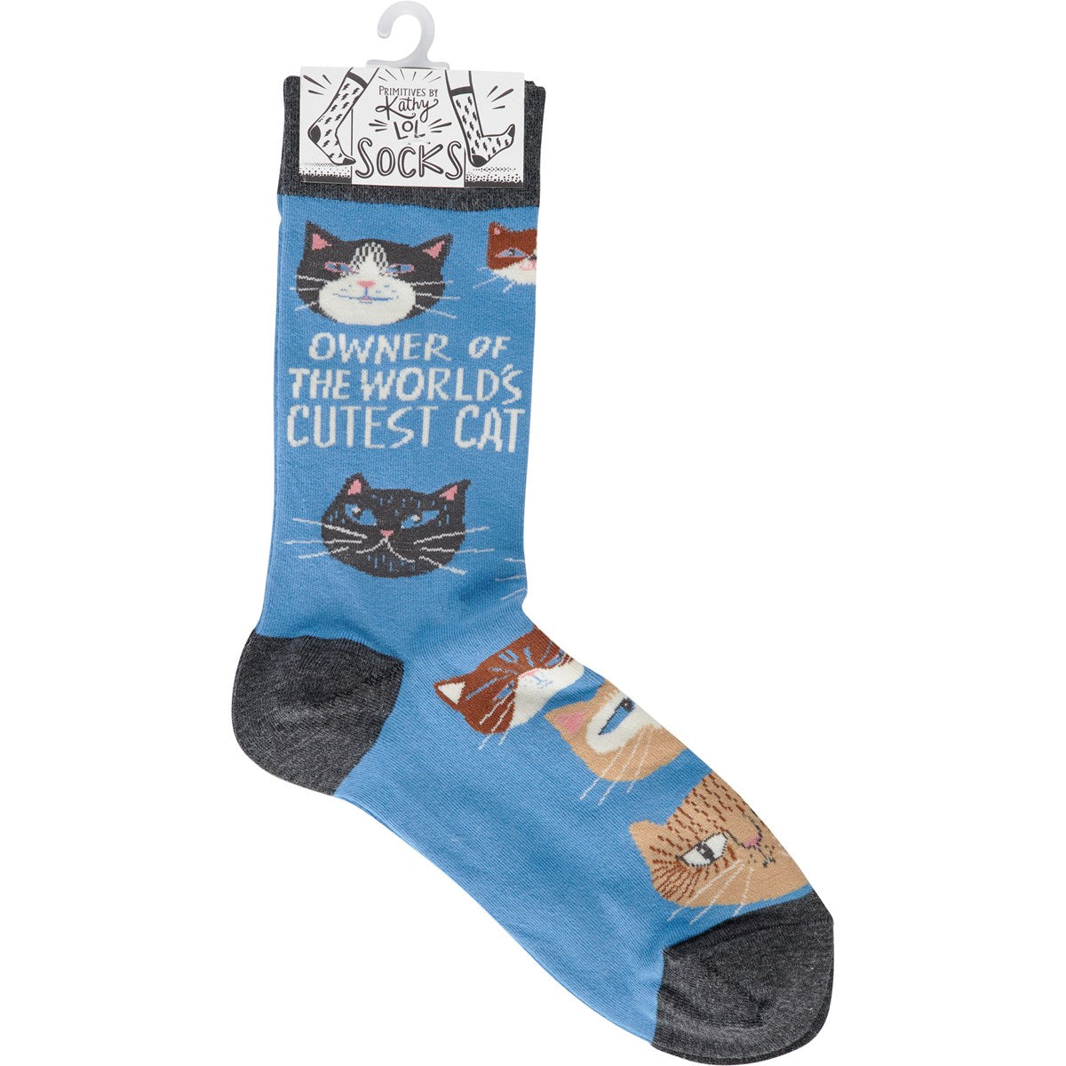 Owner of the World's Cutest Cat Socks (One Size Fits Most)