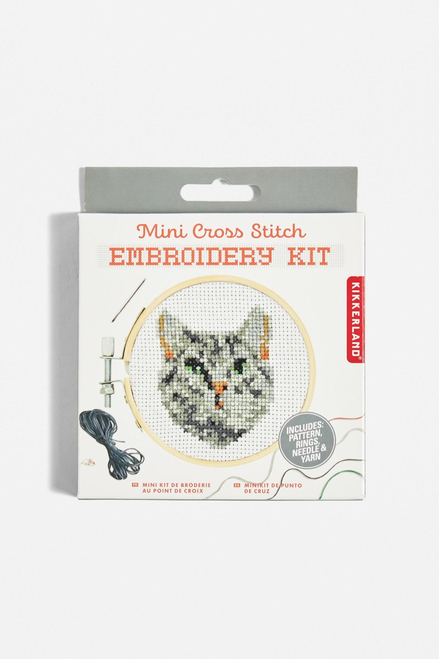 Mini Cross Stitch Cat Embroidery Kit