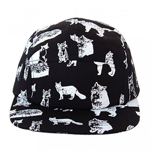 Cats All Over 5 Panel Hat