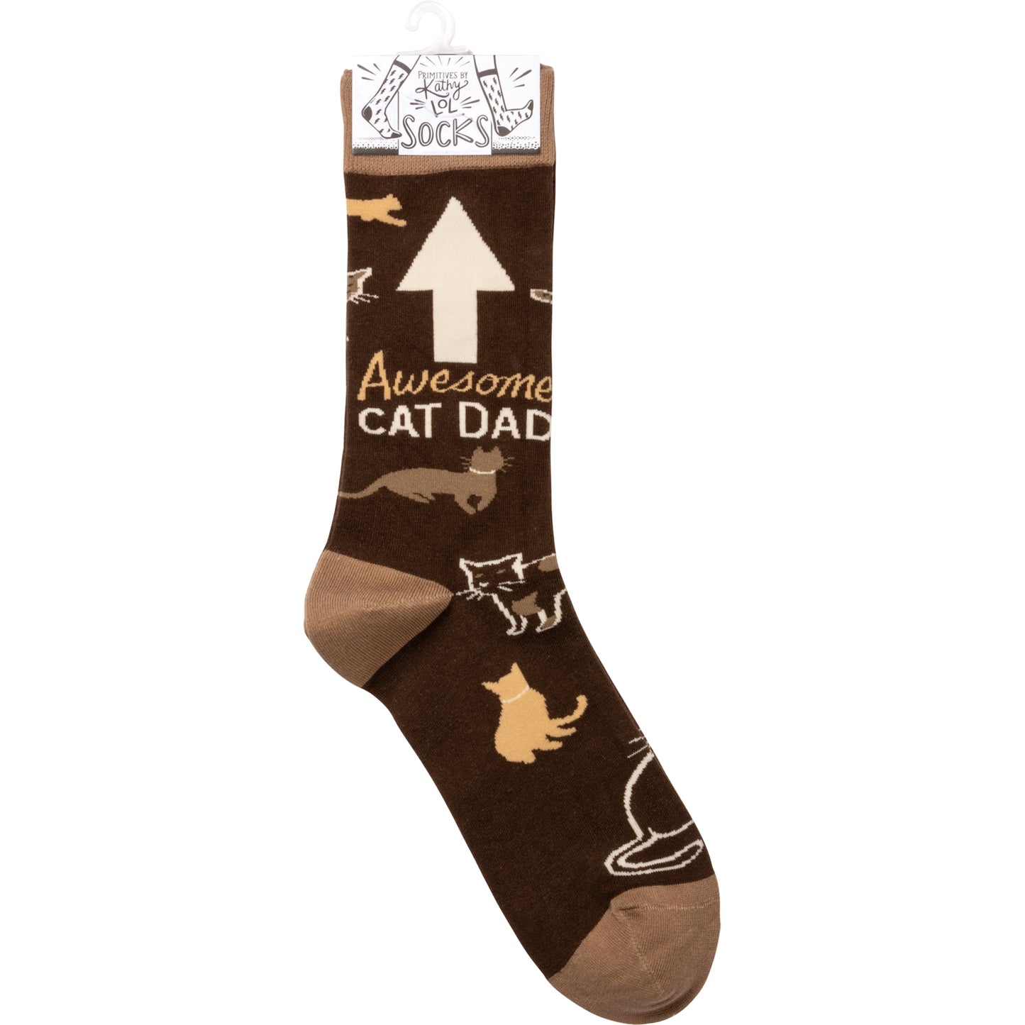 Awesome Cat Dad Socks (One Size Fits Most)