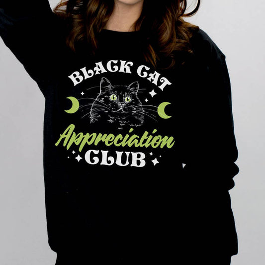 Black Cat Appreciation Club Unisex Sweatshirt