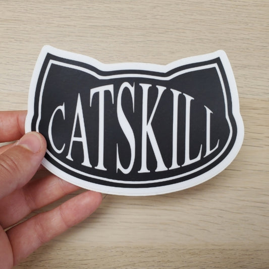 Catskill Cat Head Bumper Sticker