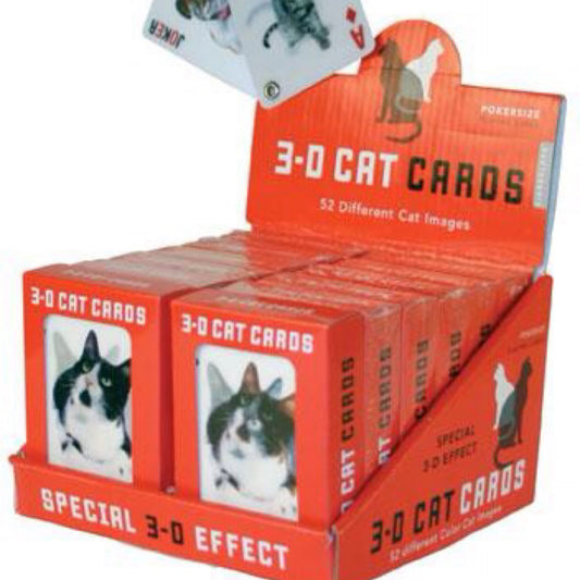 3D Cat Playing Cards