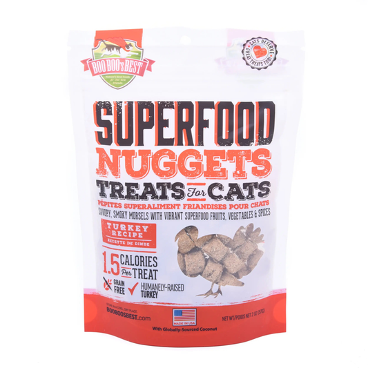 Superfood Nuggets Cat Treats – Turkey Recipe (2oz)