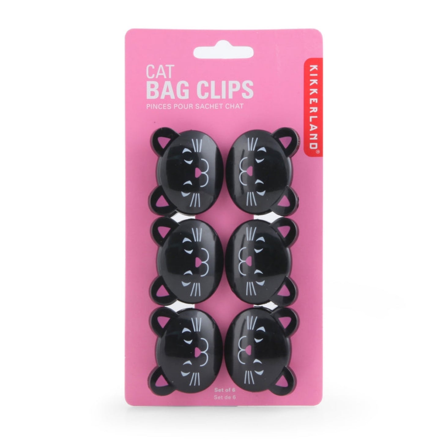 Cat Bag Clips - Black