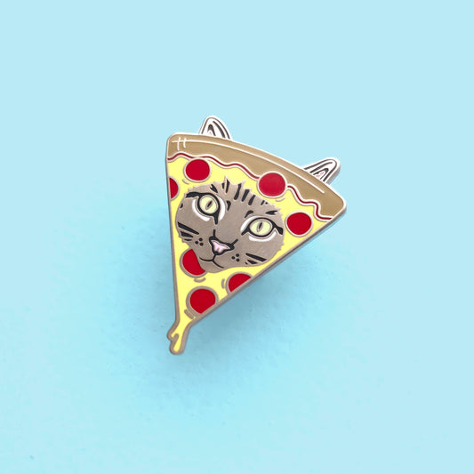 Pizza Cat Enamel Pin
