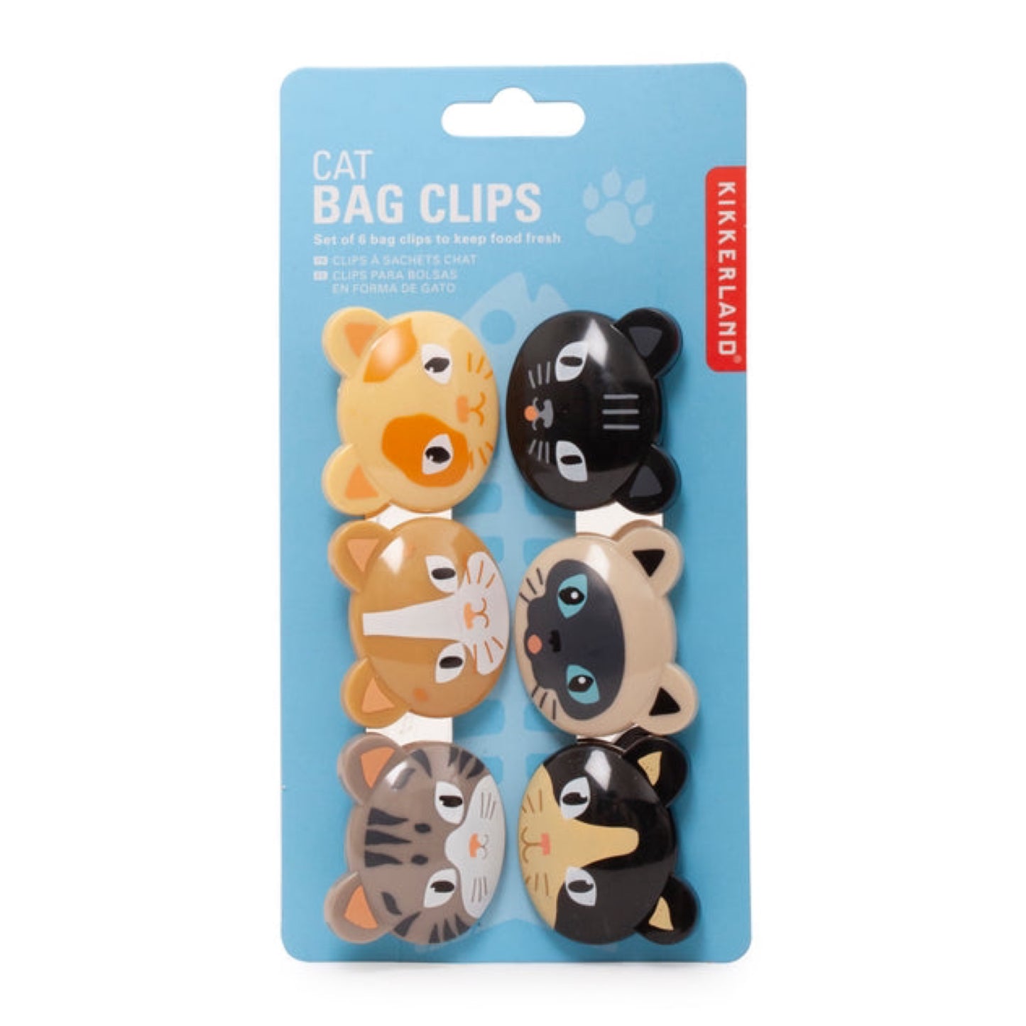 Cat Bag Clips - Assorted Colors